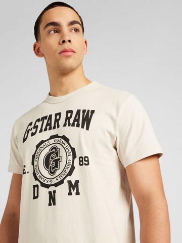 G-Star RAW Тениска в бежово