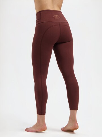 Urban Goddess Yoga & Activewear Slim fit Leggings 'Surya 7/8 Yoga & Pilates' in Brown