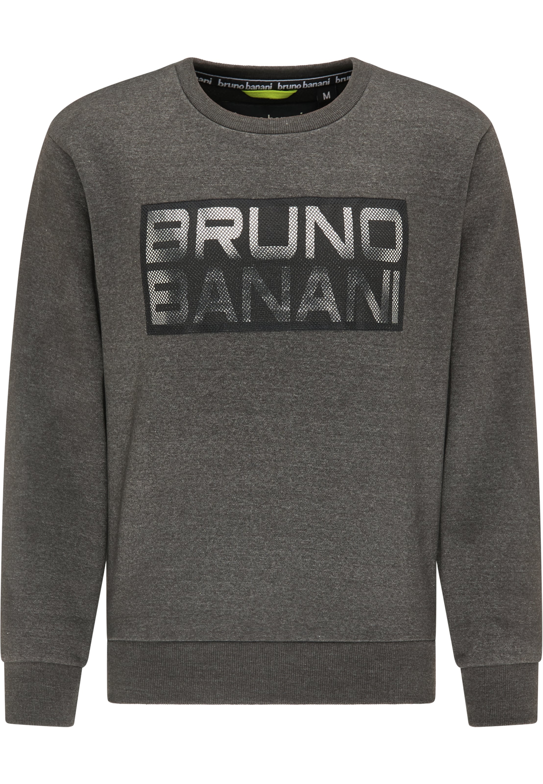 Bruno Banani Sweatshirt 'WATSON' in Grau: Vorderseite