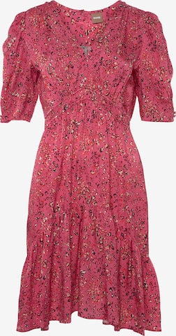 Robe BOSS Orange en rose : devant