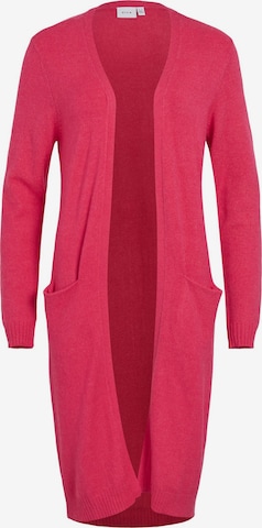 Cardigan 'VIRil' VILA en rose : devant