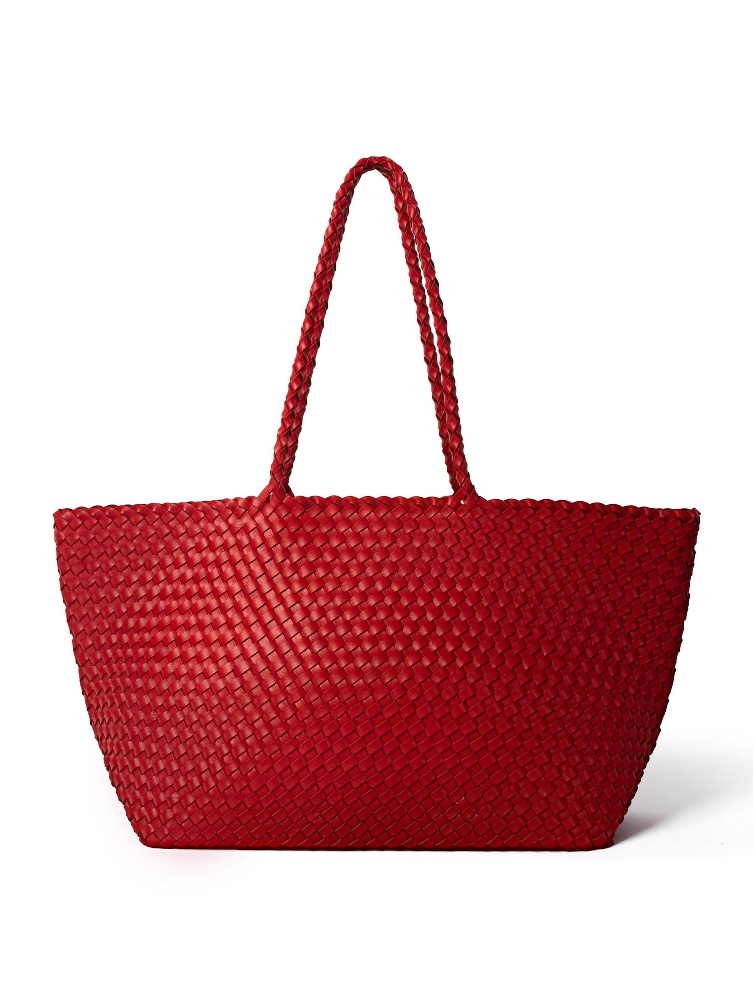 L37 HANDMADE SHOES Shopper 'SUMMER AFFAIR' i rød: forside