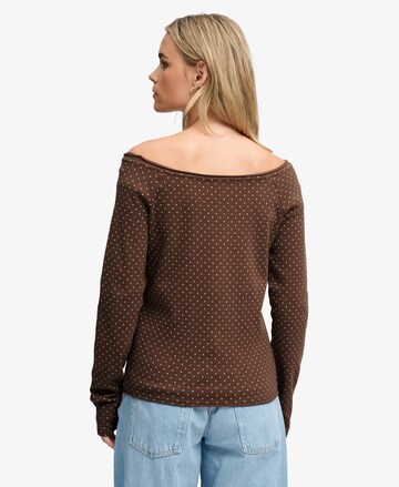 T-shirt 'Bardot' Superdry & Co en marron