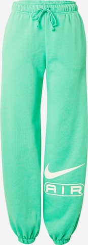 Pantaloni 'AIR' de la Nike Sportswear pe verde: față