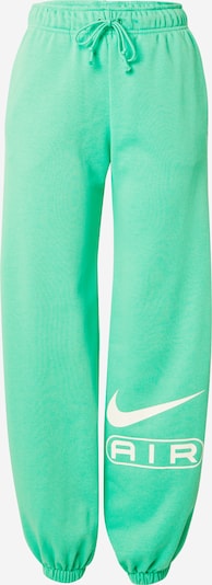 Pantaloni 'AIR' Nike Sportswear di colore verde chiaro / bianco, Visualizzazione prodotti