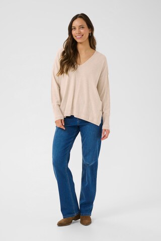 Cream Pullover 'Dela ' in Beige