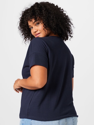 ONLY Carmakoma Shirt 'NISSY' in Blauw