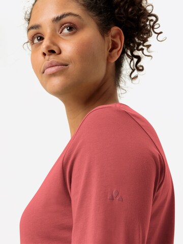 VAUDE Functioneel shirt in Rood