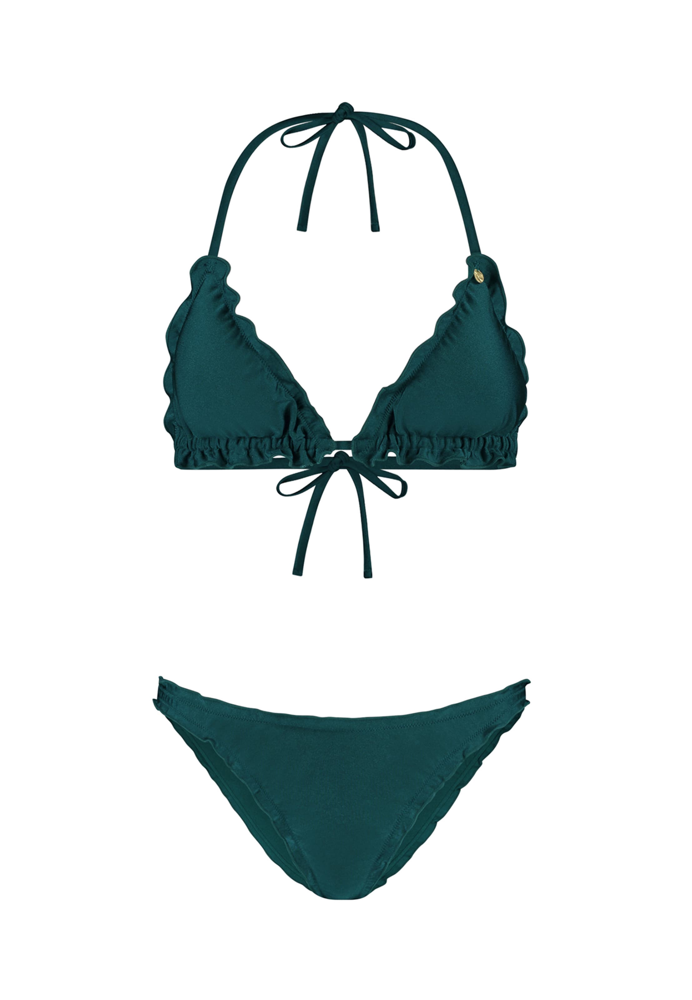 Shiwi Trojuholníky Bikiny - Zelená: predná strana