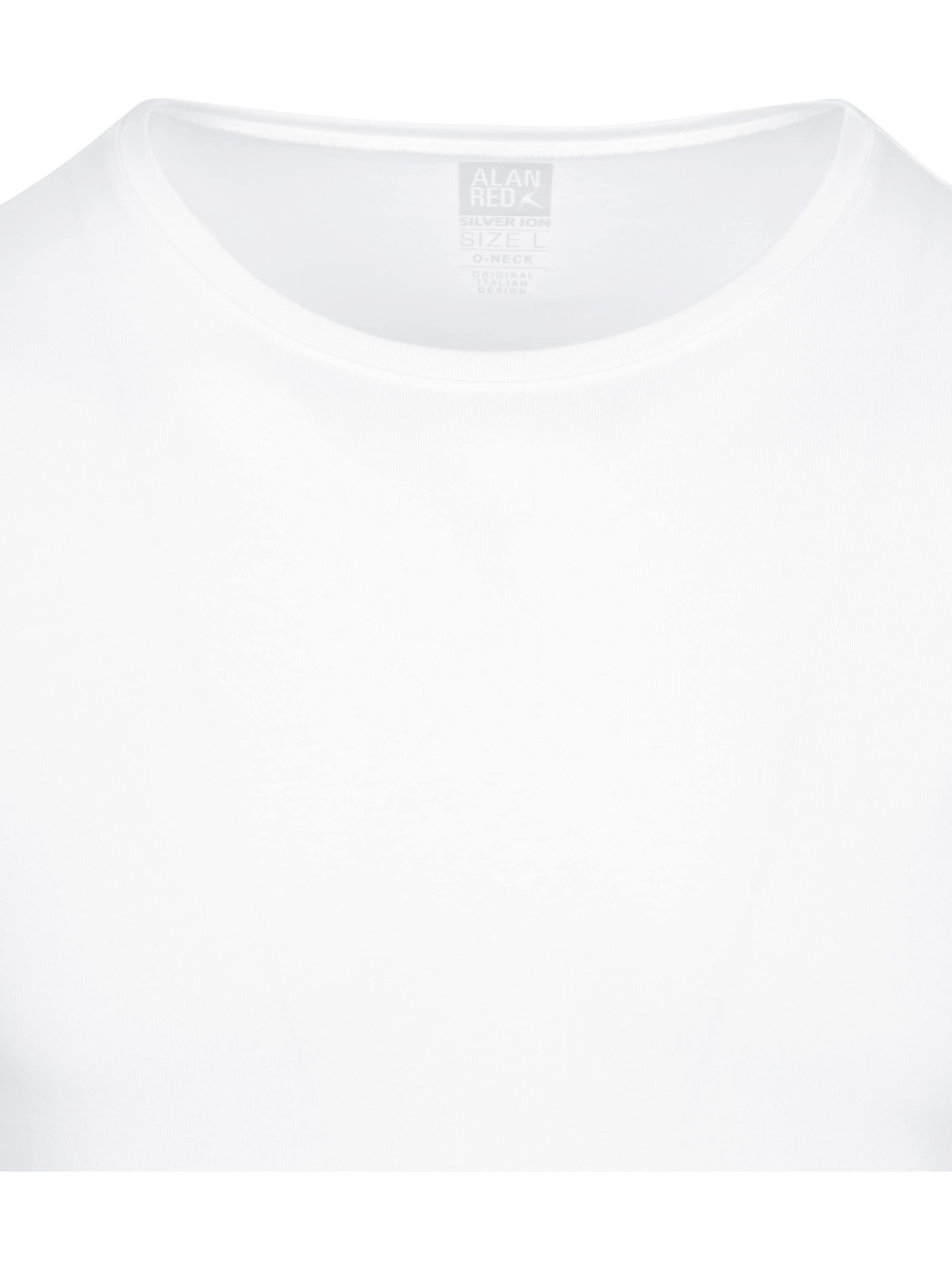 alan red Shirt 'Osaka' in Wit