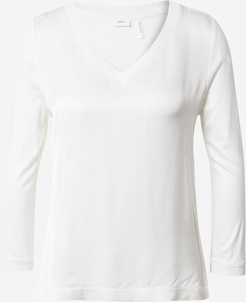 | ABOUT White YOU LABEL BLACK s.Oliver Shirt in