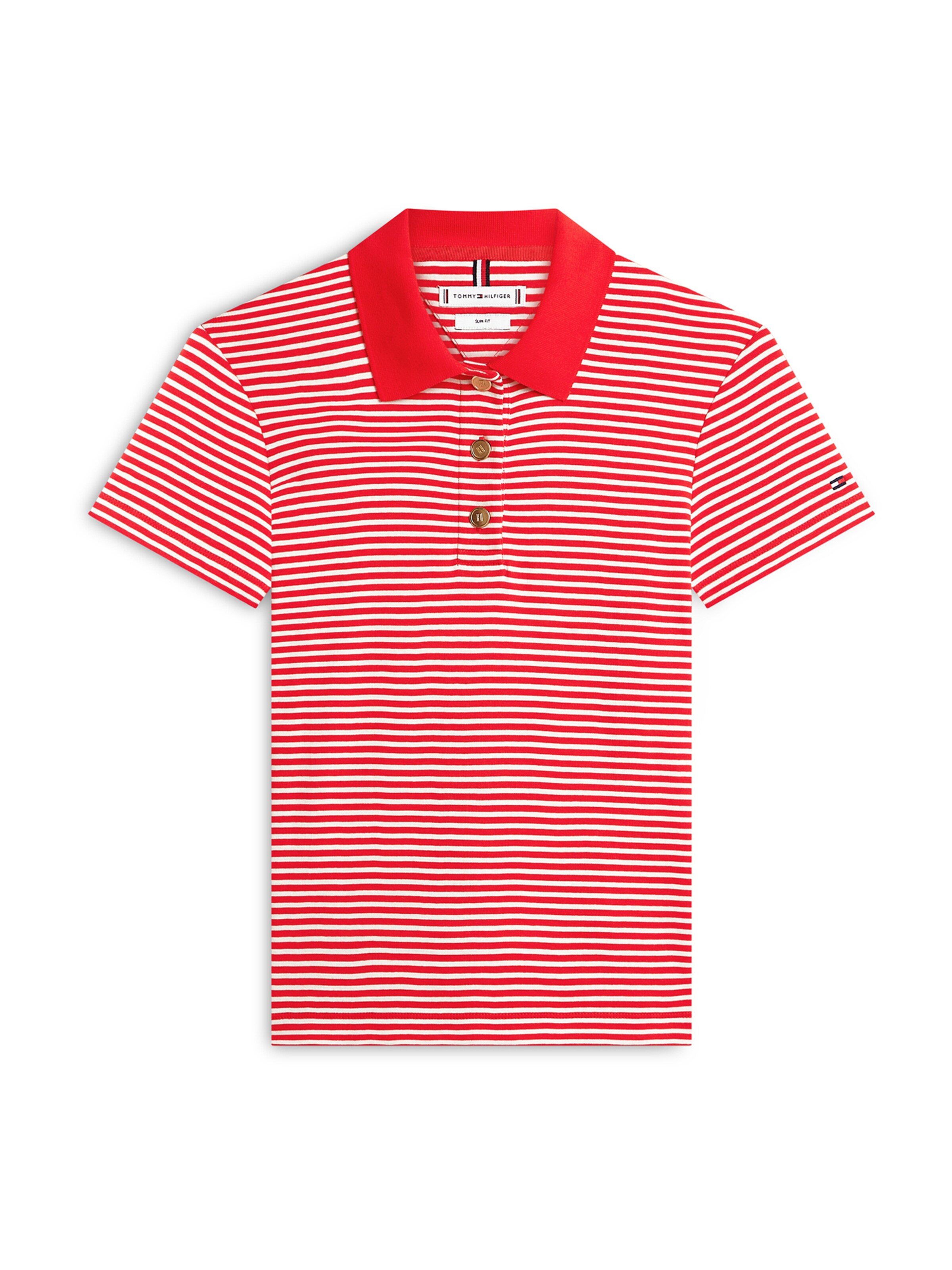 Tricou de la TOMMY HILFIGER pe roșu: față