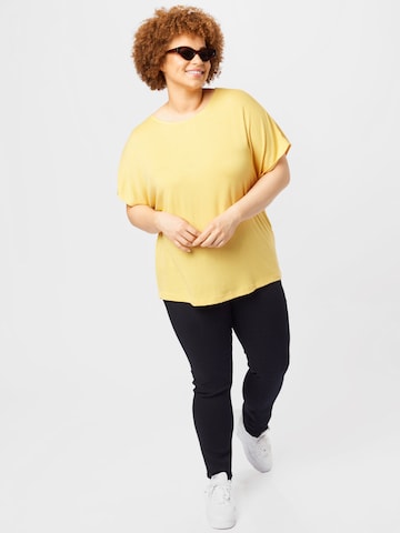 T-shirt Tom Tailor Women + en jaune