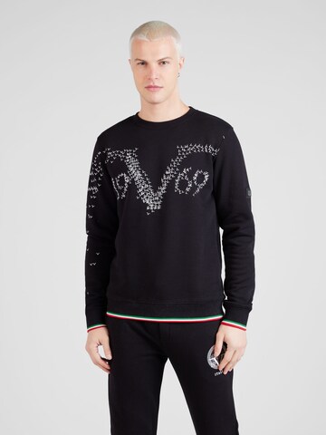 19V69 ITALIA - Sudadera 'BIRD' en negro: frente