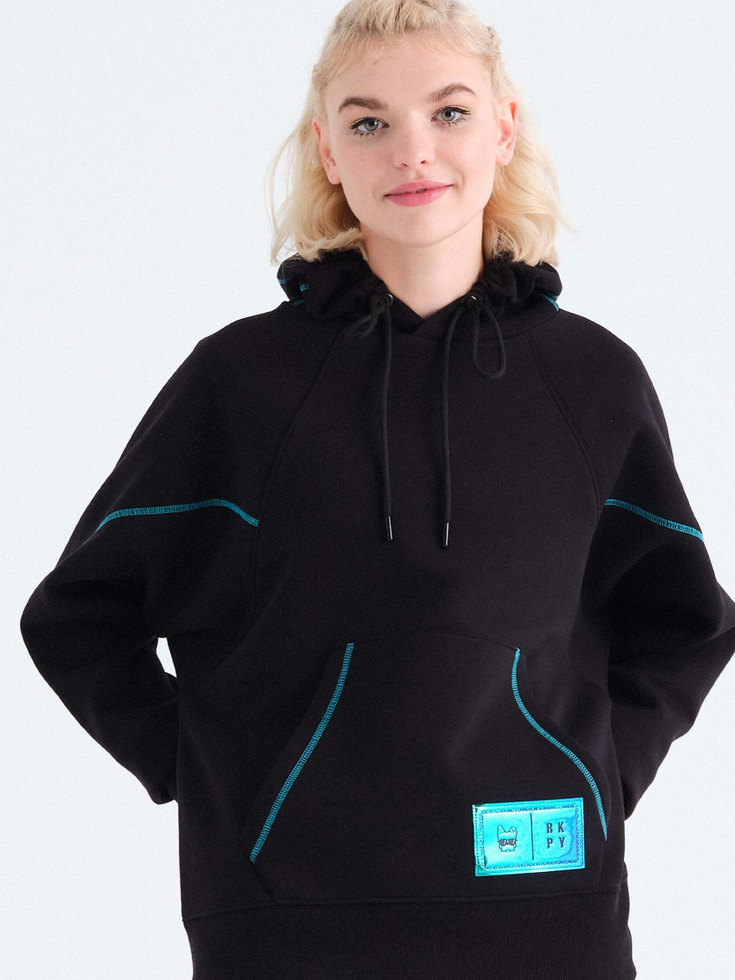 Rockupy Sweatshirt 'Hadia' in Black
