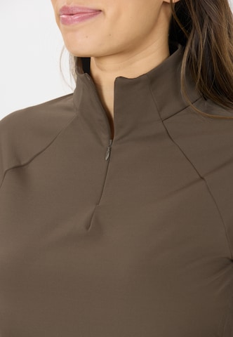 Athlecia Performance shirt in Brown