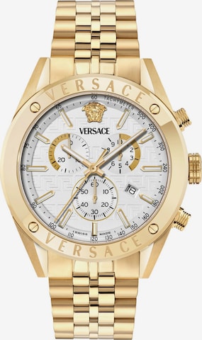 VERSACE Analoguhr in Gold: Vorderseite