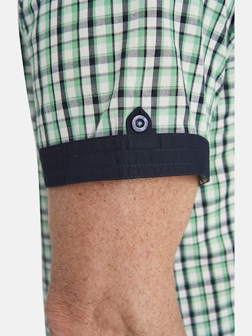 Jan Vanderstorm Comfort fit Button Up Shirt ' Simun ' in Green