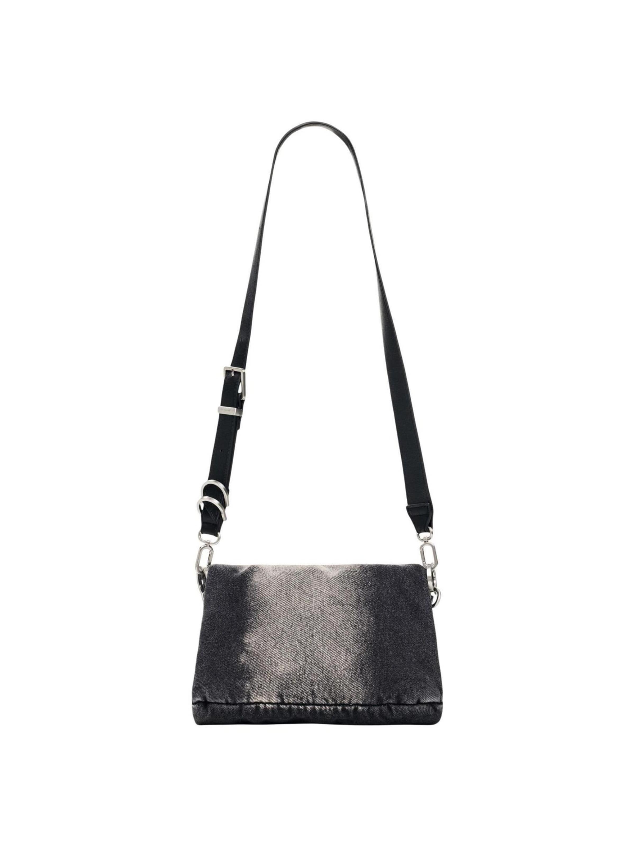 Desigual - Bolso de hombro 'BAG_HALF LOGO D 26WAXD08' en negro