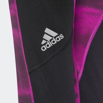 ADIDAS PERFORMANCE Skinny Workout Pants in Pink