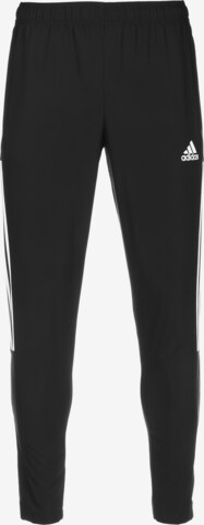 Coupe slim Pantalon de sport 'Tiro 21 ' ADIDAS SPORTSWEAR en noir : devant