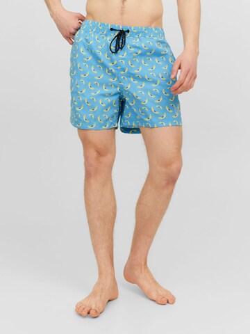 JACK & JONES Zwemshorts 'Fiji' in Blauw: voorkant