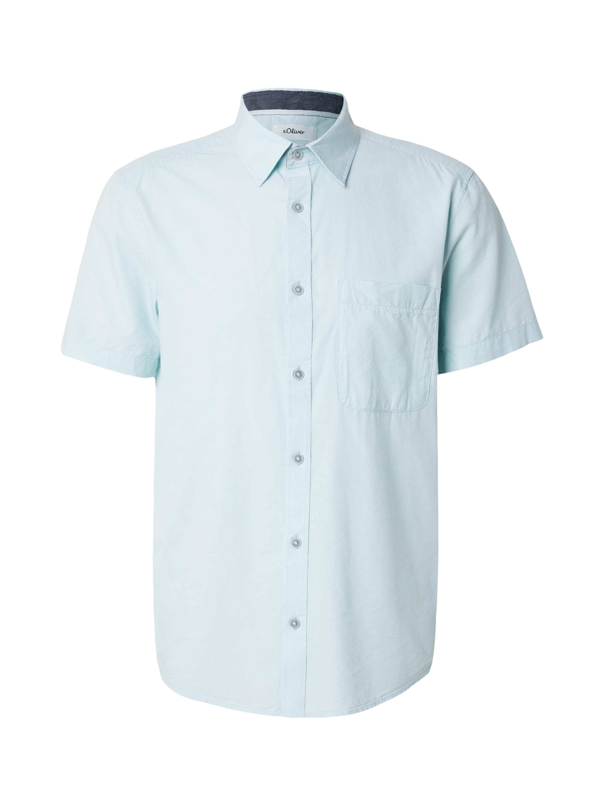 s.Oliver Regular fit Overhemd in Blauw: voorkant