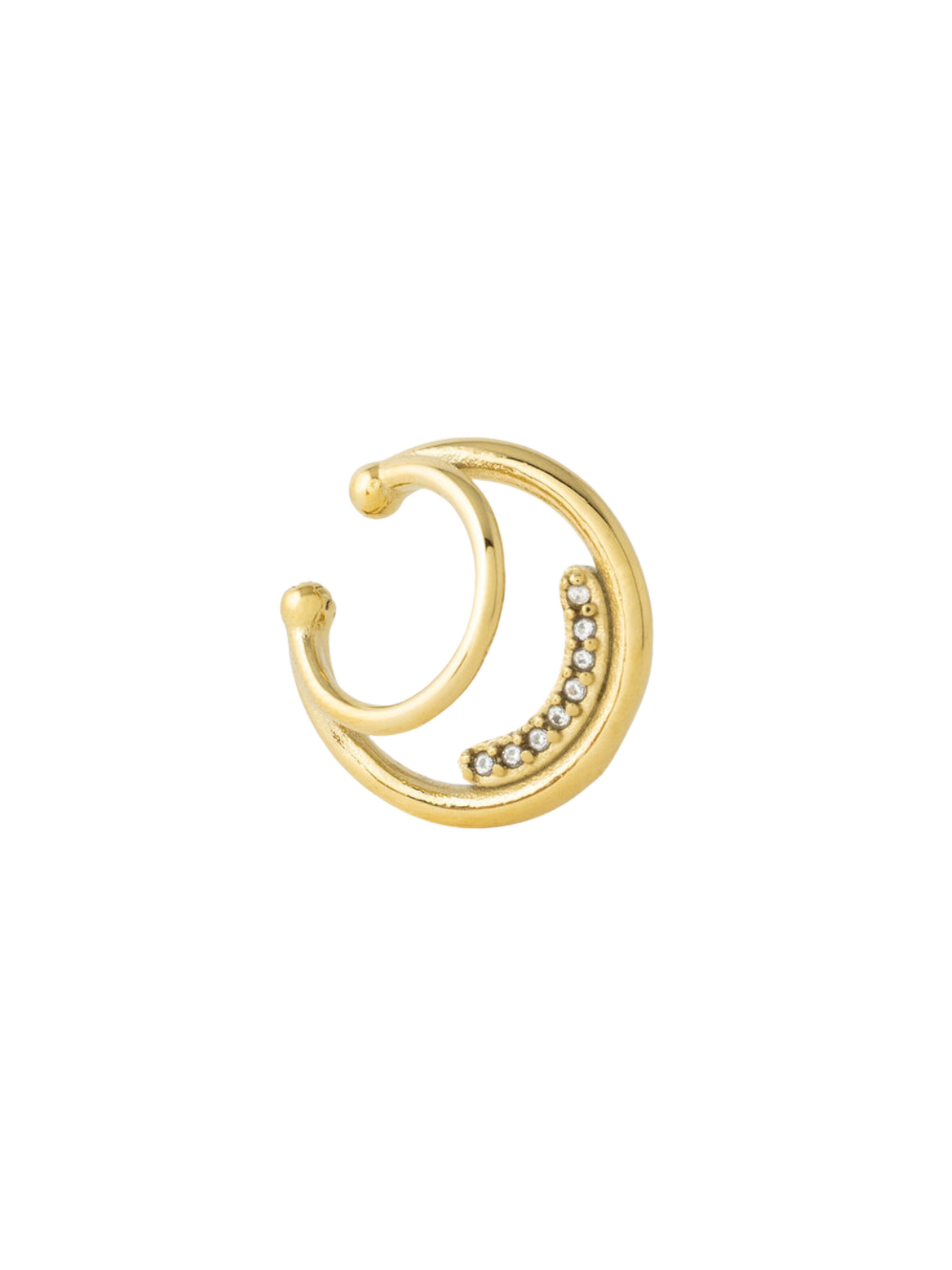 YParis Oorbellen 'Ear cuff Maris G' in Goud: voorkant