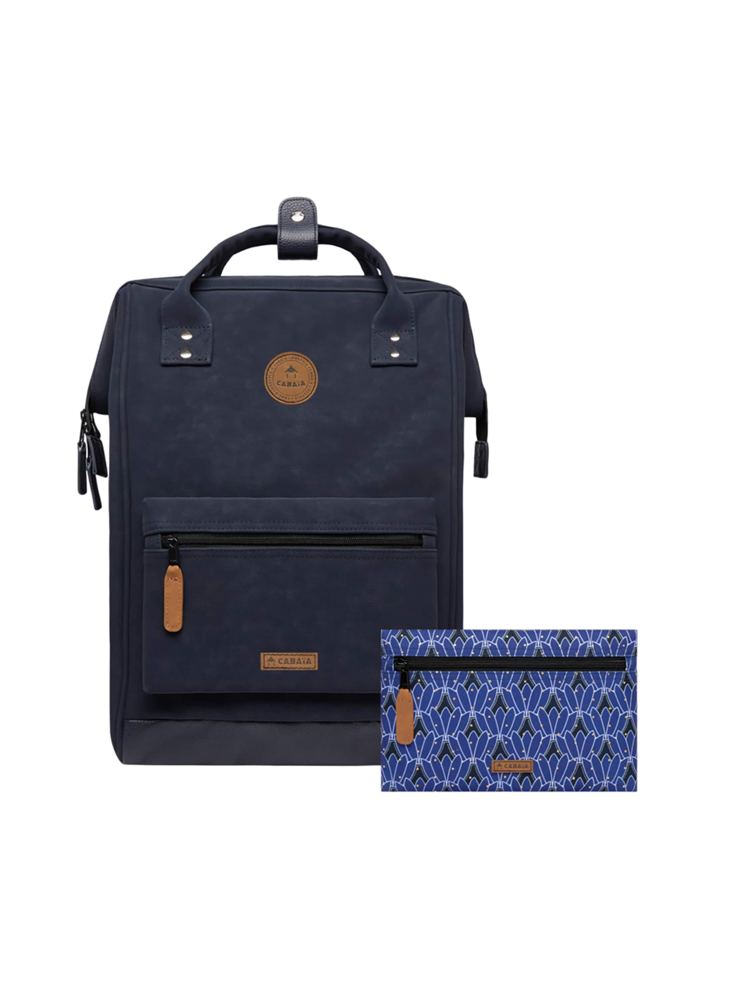 Cabaia Rucksack 'Zurich L'‌‌‌‌‌‌‌‌ in Blau: Vorderseite
