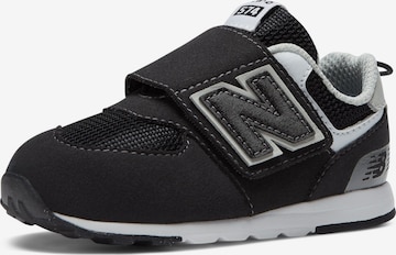 Baskets '574 NEW-B Hook & Loop ' new balance en noir : devant