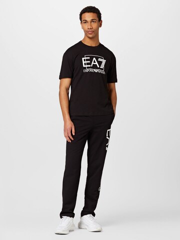 EA7 Emporio Armani Regular Hose in Schwarz