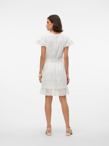 VERO MODA Kleid 'VMHONEY' in Weiß