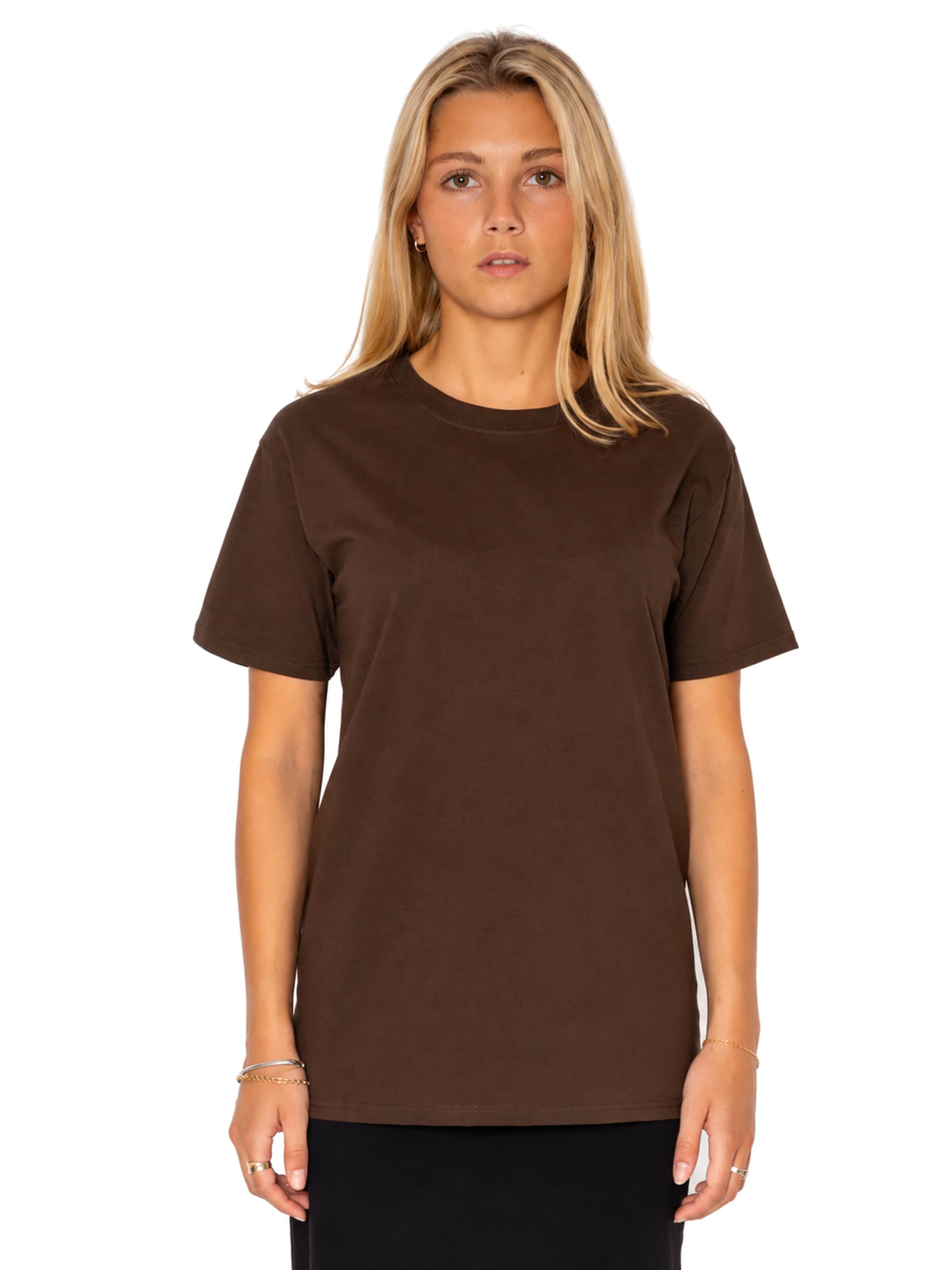 T-shirt 'T-shirt' FRUIT OF THE LOOM en marron