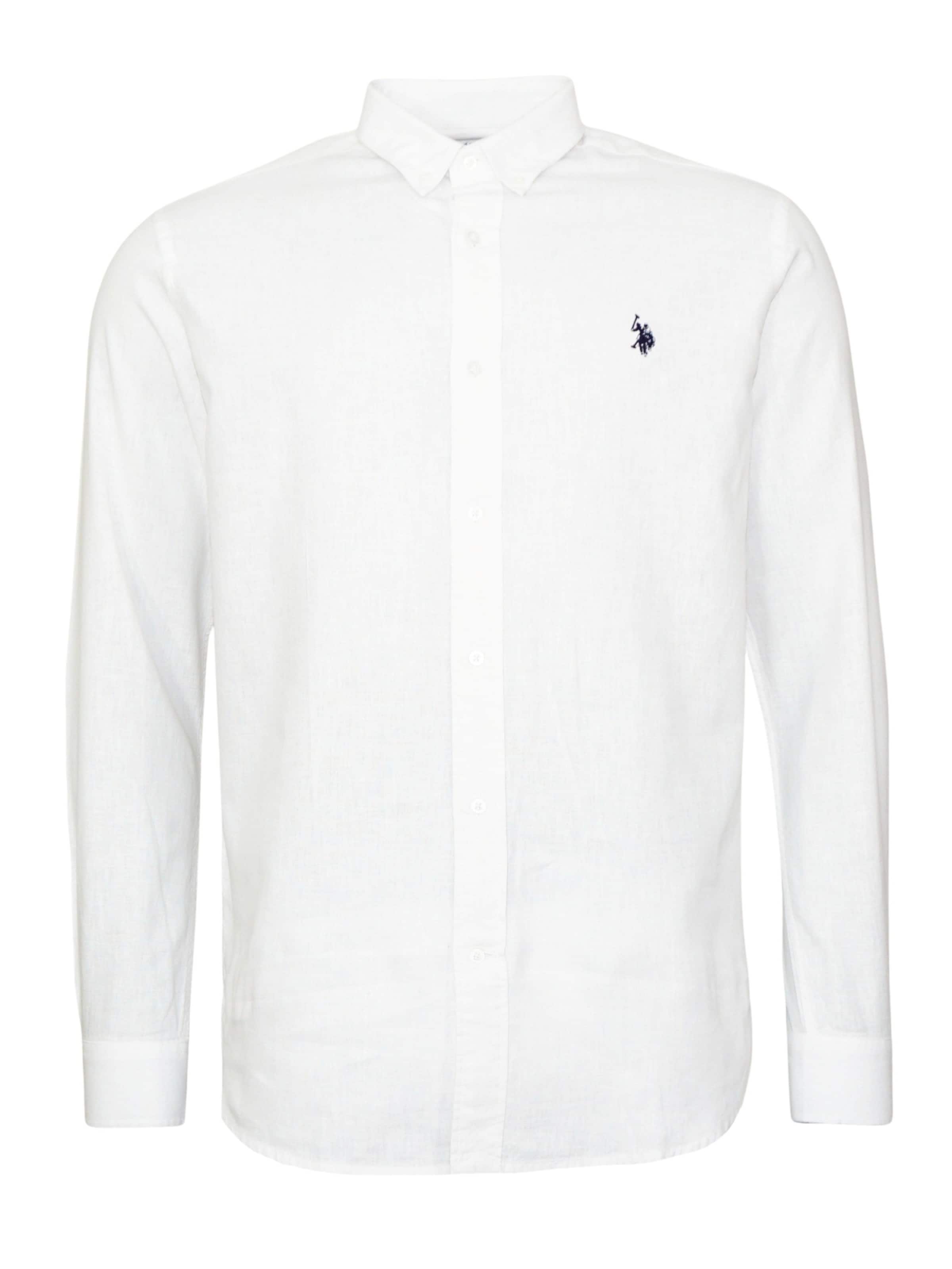 Regular fit Camicia di U.S. POLO ASSN. in bianco: frontale