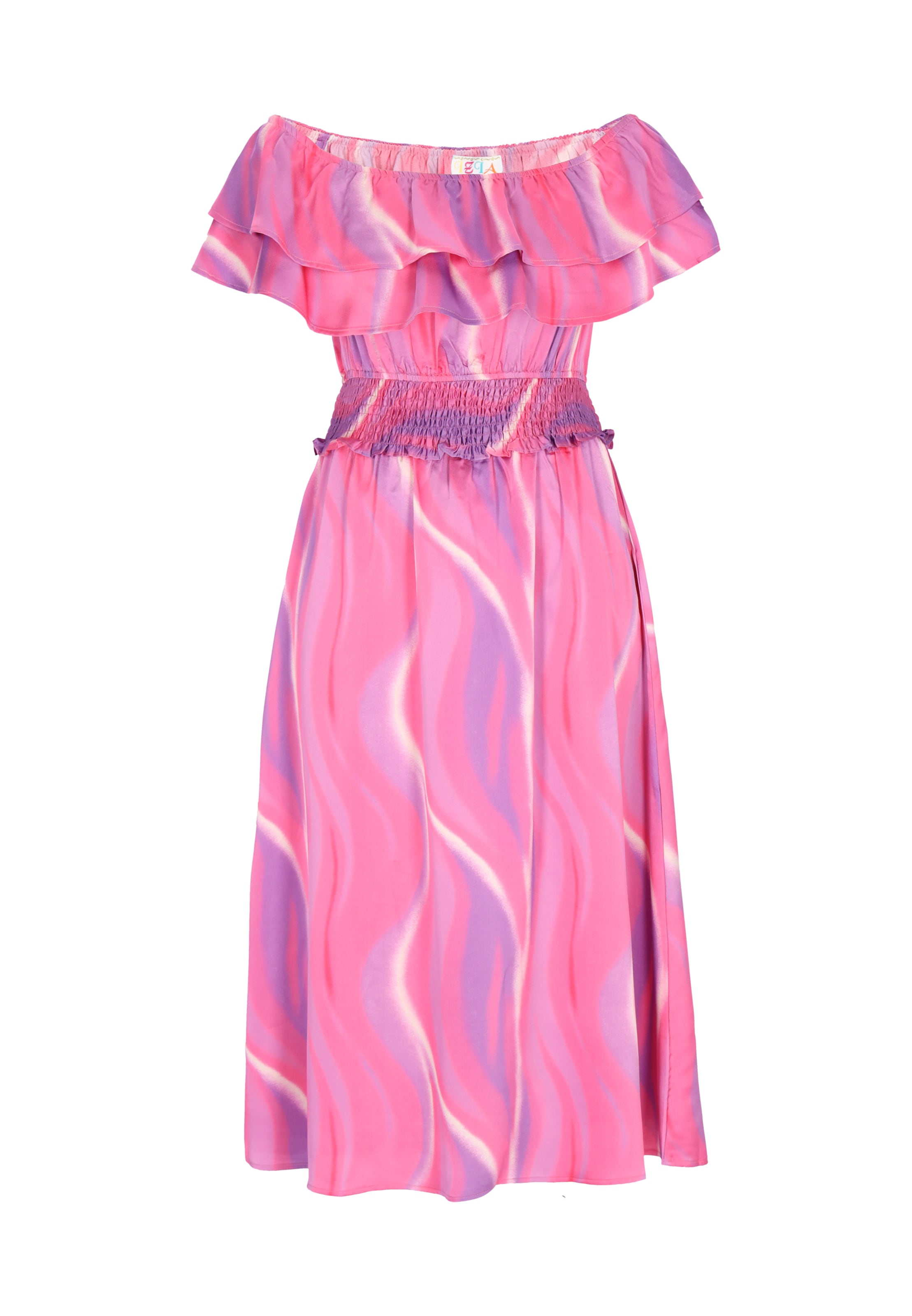 IZIA Zomerjurk 'Festival' in Roze: voorkant