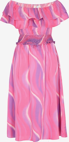 IZIA Zomerjurk 'Festival' in Roze: voorkant