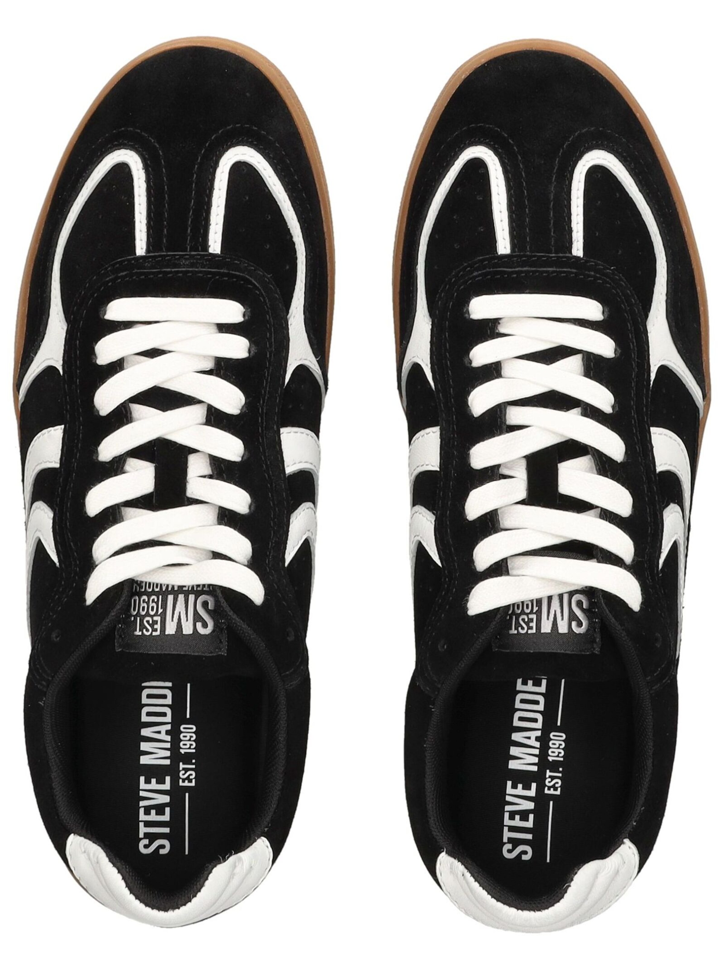 STEVE MADDEN Platform trainers in Black