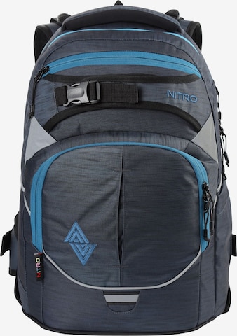 NitroBags Backpack in Grey: front