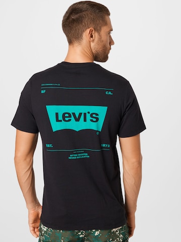 Regular Tricou 'Housemark Graphic Tee' de la LEVI'S ® pe negru