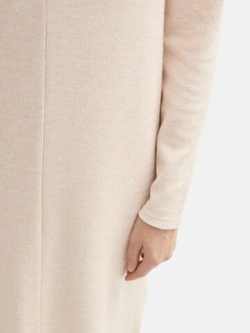 TOM TAILOR Knit dress in Beige