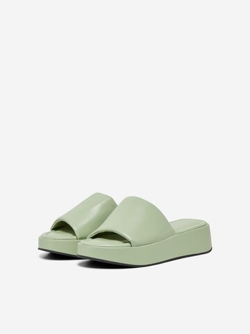 ONLY Pantofle – zelená
