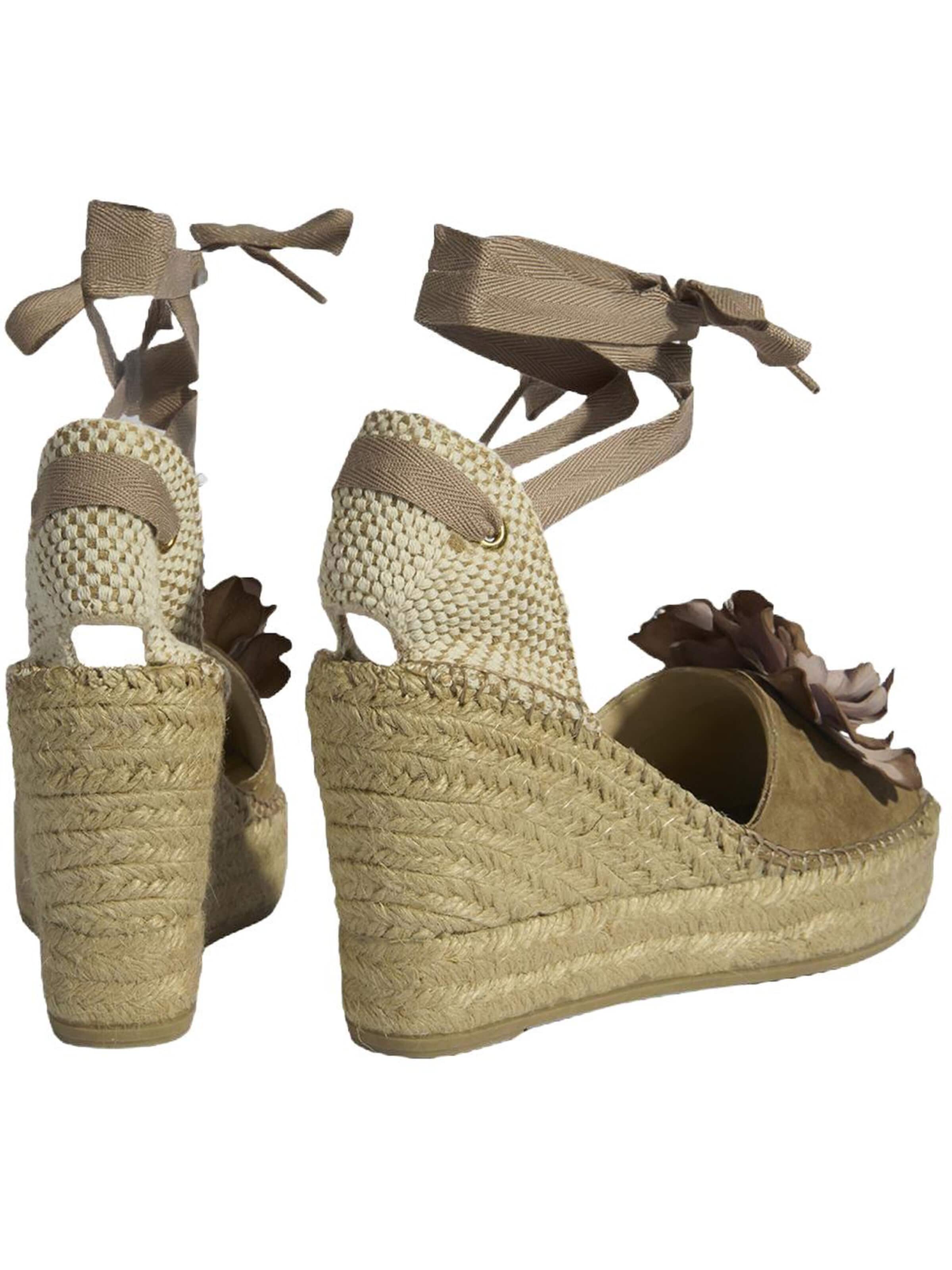 Desa Espadrilles 'Keil-Espadrilles' in Beige
