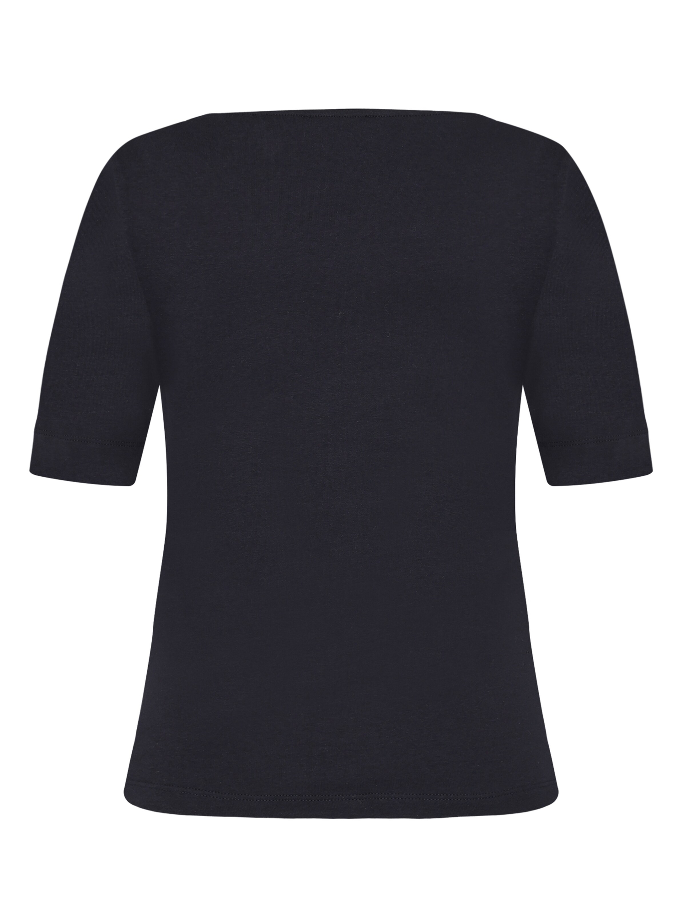 zero Basic Shirt mit U-Boot-Ausschnitt in Blau