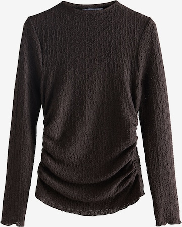 T-shirt Next en marron : devant