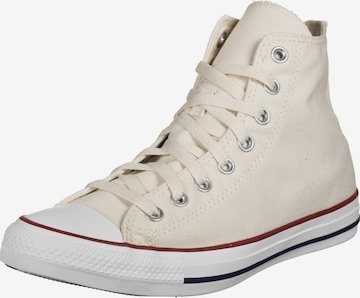 CONVERSE - Sapatilhas baixas 'CHUCK TAYLOR ALL STAR CLASSIC HI' em bege: frente