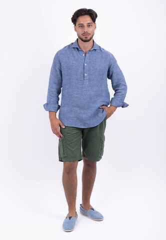 Panareha Regular fit Button Up Shirt 'MAMANUCA' in Blue