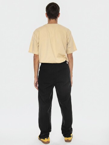 Baggy Pantaloni 'Sinus Loose 0007 Cot Lin Pant Noos Black' di Only & Sons in nero