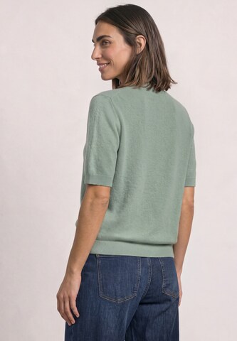STREET ONE Kurzarm Pullover mit Turtle Neck in Grün