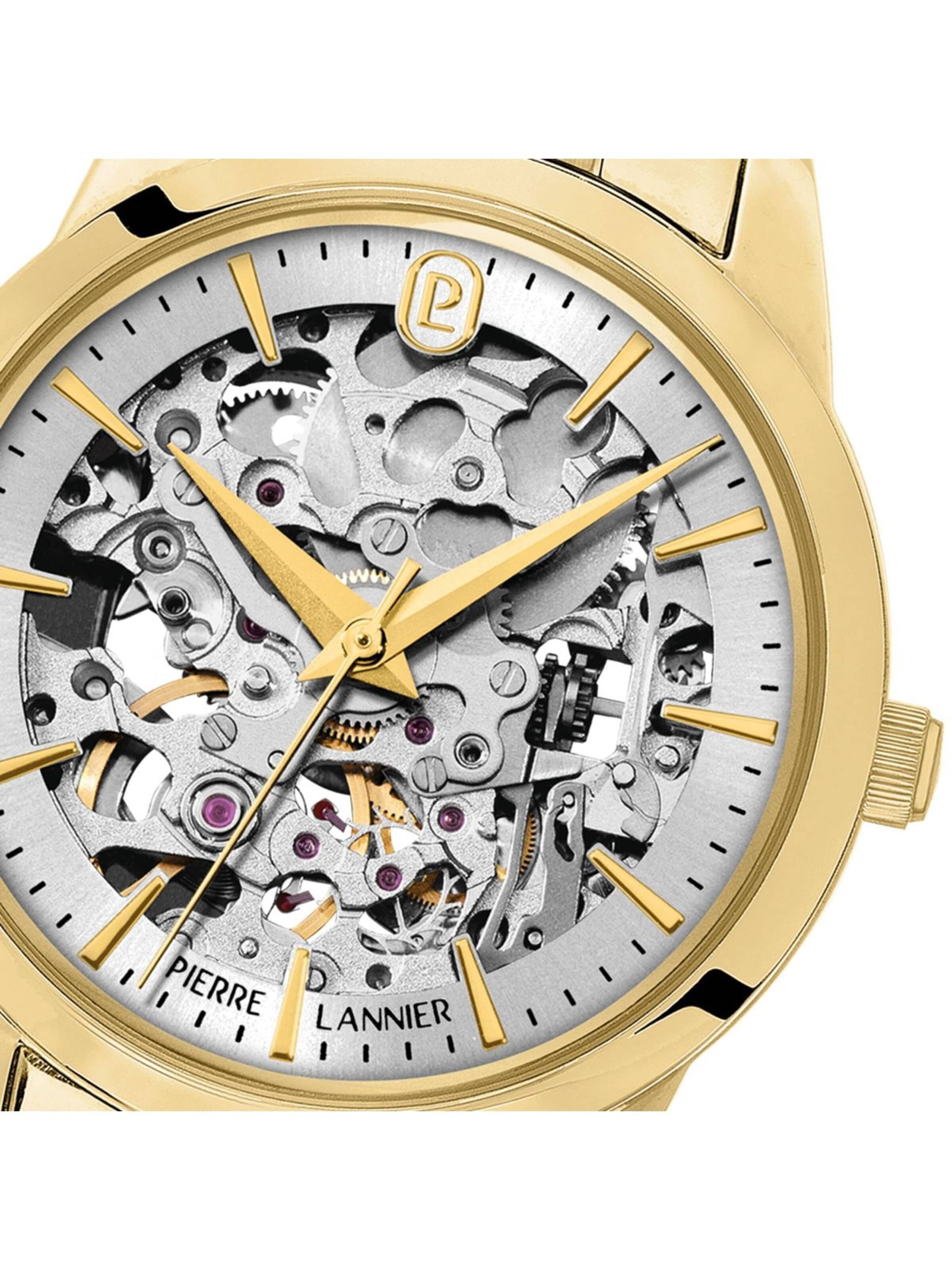 Montre à affichage analogique Pierre Lannier en argent