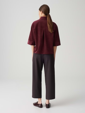 Chemisier 'Faisa' OPUS en rouge